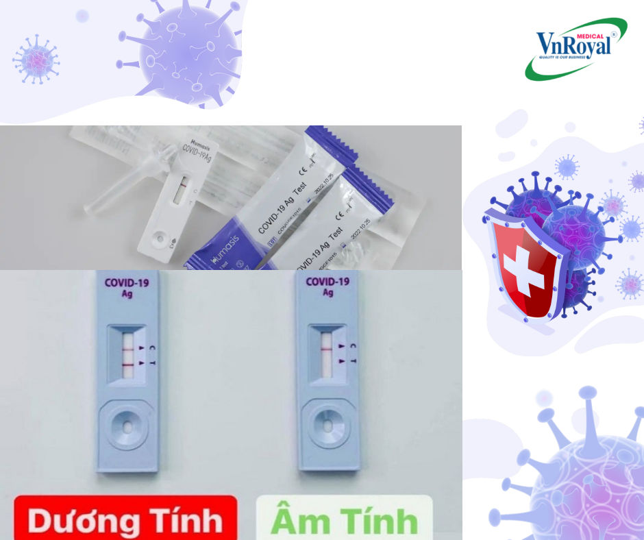 Steps to using a rapid antigen test kit